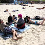 The crew at Bondi Beach The crew at Bondi Beach