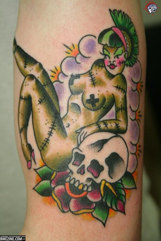 zombie pin up